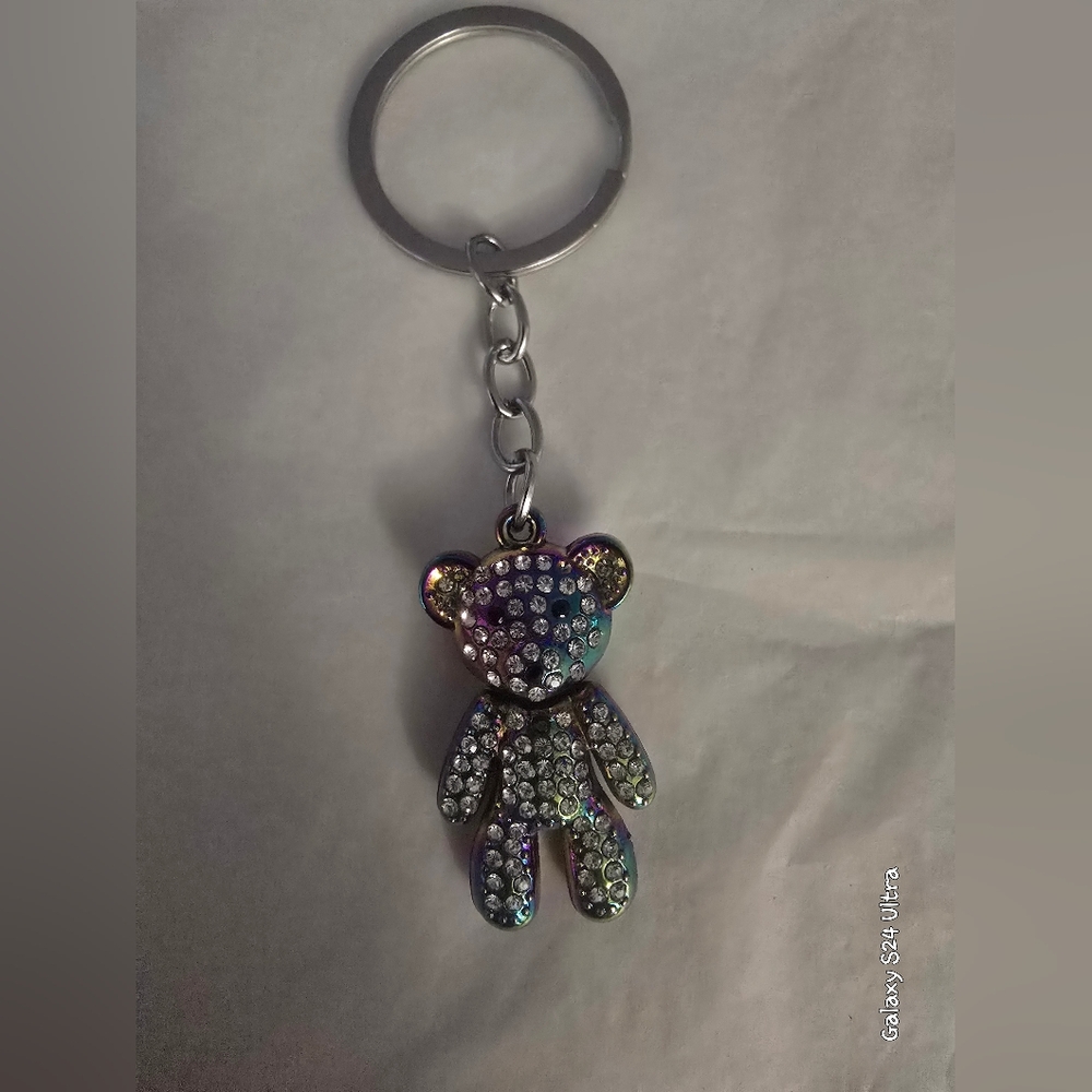 Teddy Bear Bag Charm/ Keychain New - Picture 4 of 4